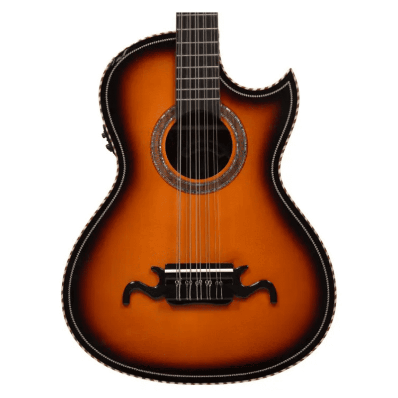 Bajo Quinto Electroacústico Tres Pinos TPBQ-100 BS | Sombreado Sapele - Image 3