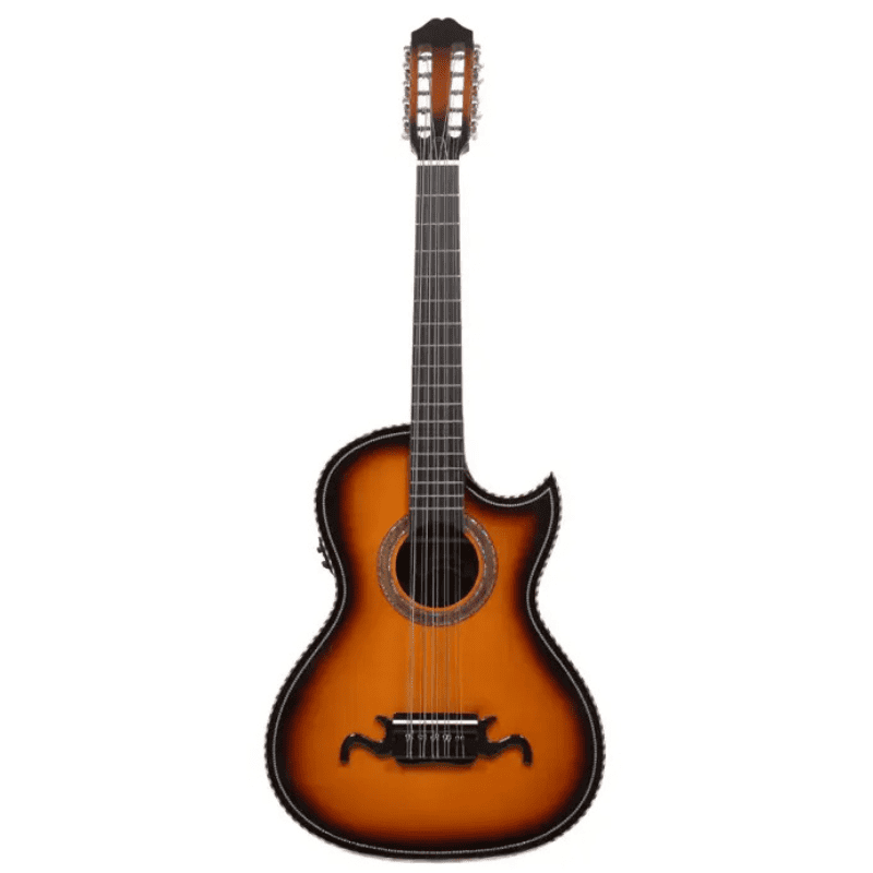 Bajo Quinto Electroacústico Tres Pinos TPBQ-100 BS | Sombreado Sapele