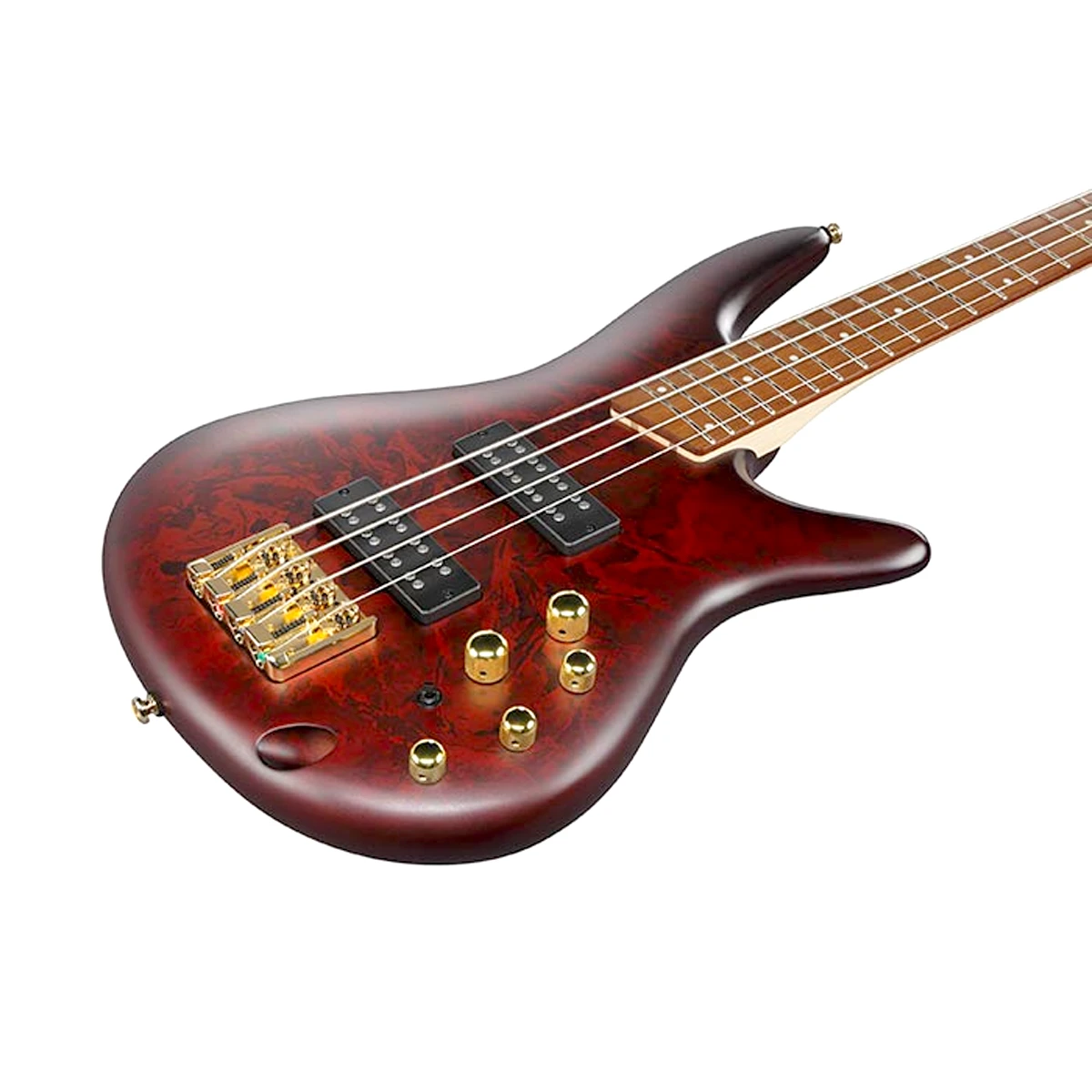 Bajo eléctrico activo Ibanez SR300EDX-WZM acabado Wine Red Frozen Matte