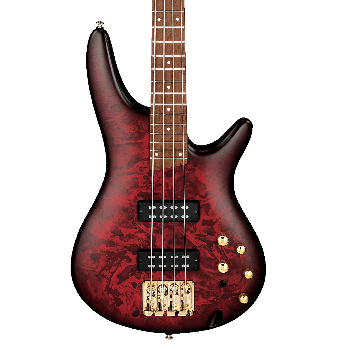 Bajo eléctrico activo Ibanez SR300EDX-WZM acabado Wine Red Frozen Matte