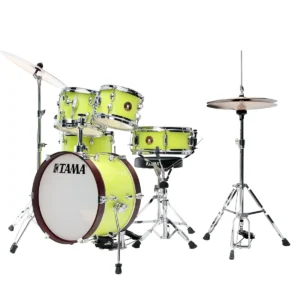 Batería acústica compacta de 5 piezas TAMA Club-JAM Edición Limitada LJK56H5 con hardware y banco.