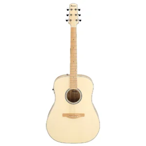 Guitarra electroacústica Ibanez AAD77M1E-OAW Grand Dreadnought color Open Pore Antique White