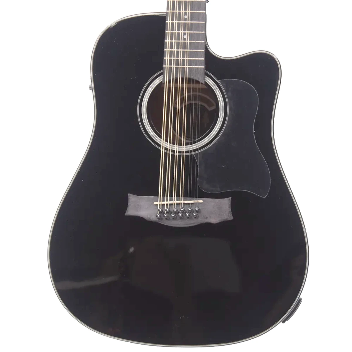 Requinto sierreño electroacustico Tres Pinos TPRS-100 BK tipo docerola negro