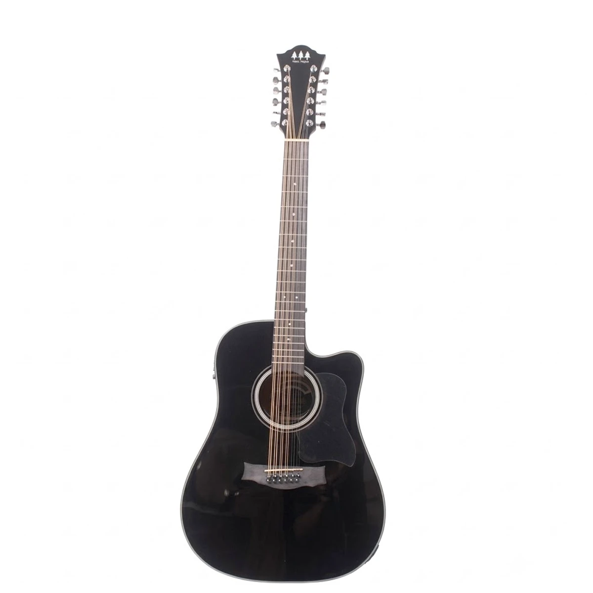 Requinto sierreño electroacustico Tres Pinos TPRS-100 BK tipo docerola negro