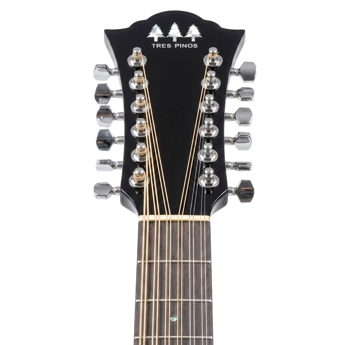 Requinto sierreño electroacustico Tres Pinos TPRS-100 BK tipo docerola negro