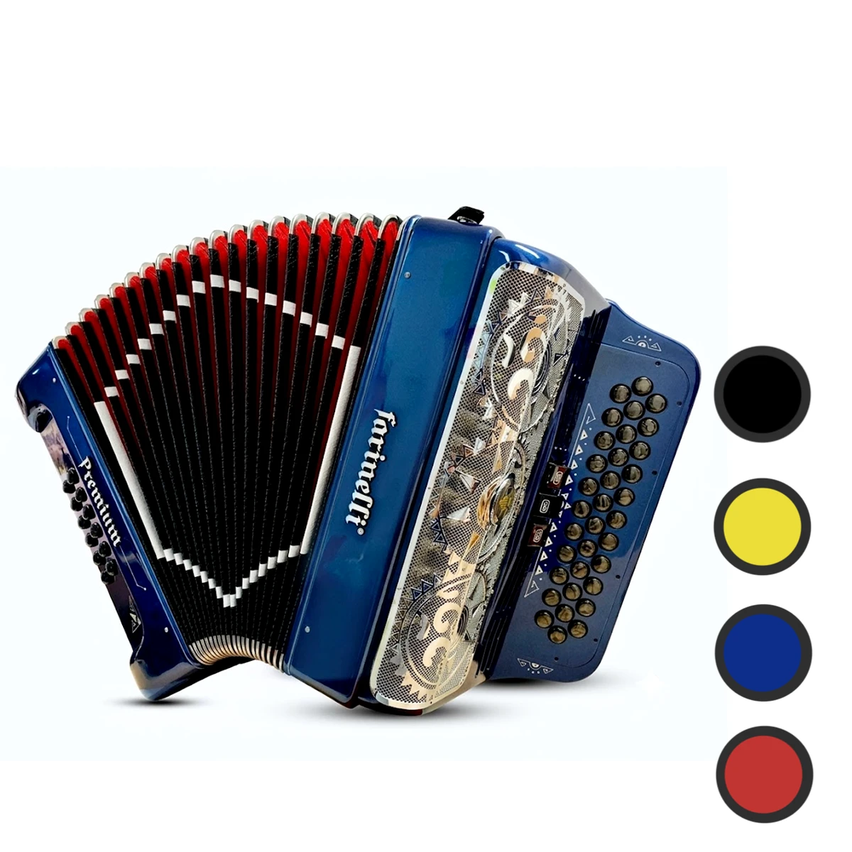 Acordeón diatónico de botones Farinelli Premium Fa 3412