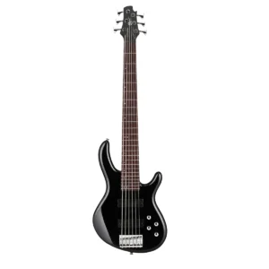 Bajo eléctrico de 6 cuerdas Cort Action Bass VI Plus BK acabado negro brillante