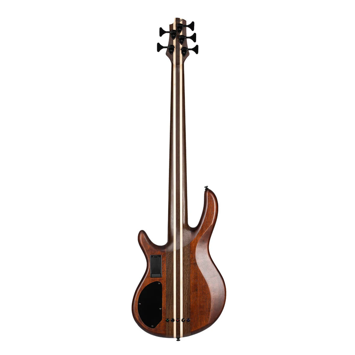 Bajo eléctrico de 5 cuerdas Cort Artisan A5 Ultra Ash Etched Natural Black