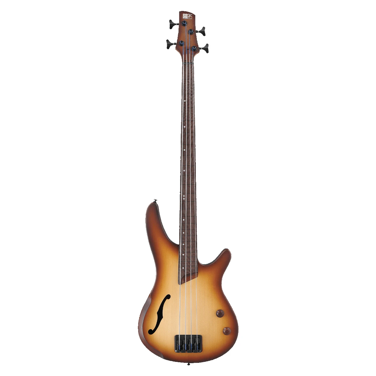 Bajo eléctrico semihueco fretless de 4 cuerdas Ibanez SRH500F-NNF