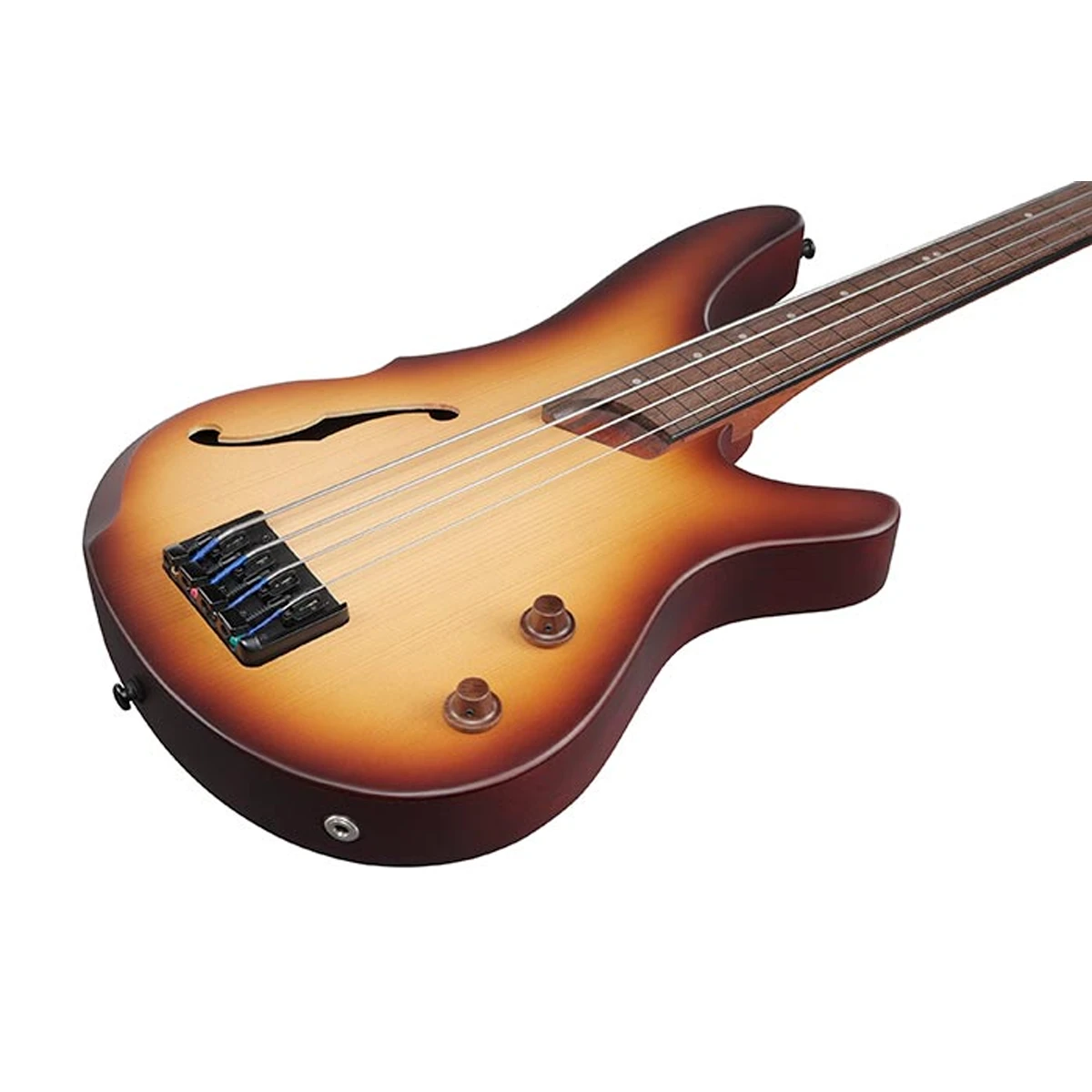 Bajo eléctrico semihueco fretless de 4 cuerdas Ibanez SRH500F-NNF