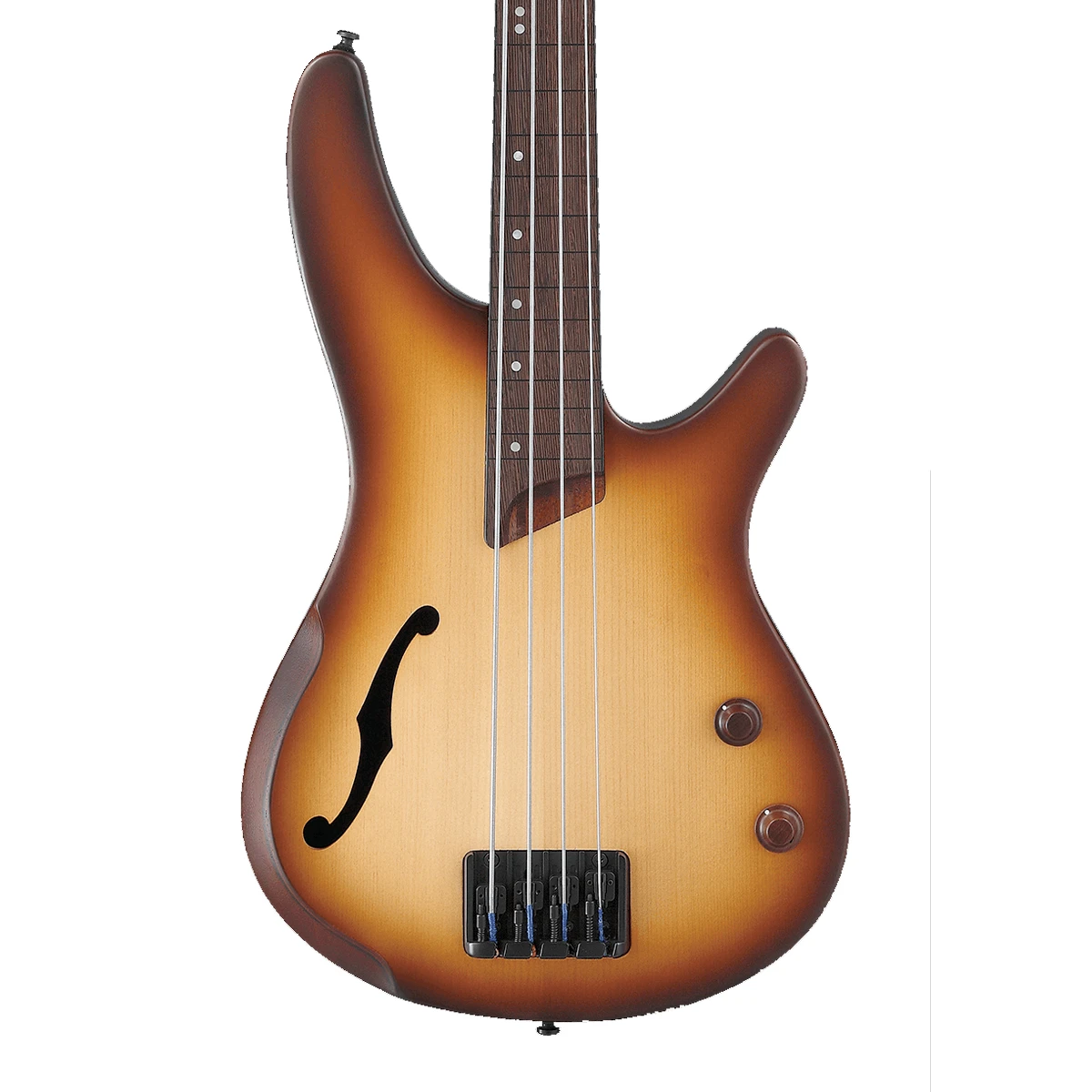 Bajo eléctrico semihueco fretless de 4 cuerdas Ibanez SRH500F-NNF