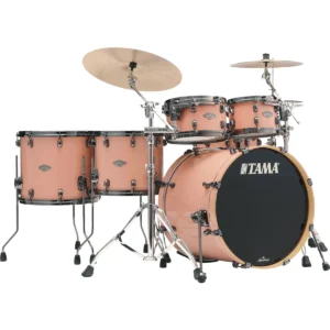 Batería acústica de 6 piezas Tama Starclassic Performer Hyper-Drive en acabado Dusty Rose vista