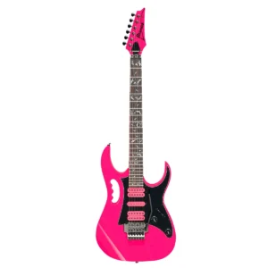 Guitarra eléctrica Steve Vai Signature Ibanez JEMJRSP-PK rosa brillante