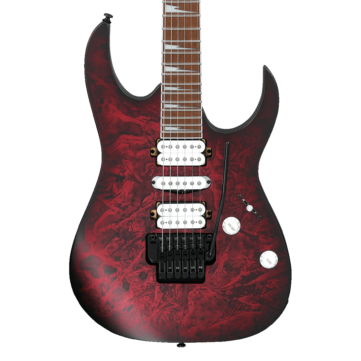 Guitarra eléctrica de 6 cuerdas Ibanez Standard RG470DXW-WZM acabado Wizard Maze