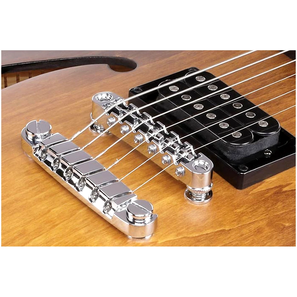 Guitarra eléctrica semihueca compacta Ibanez AM93QA