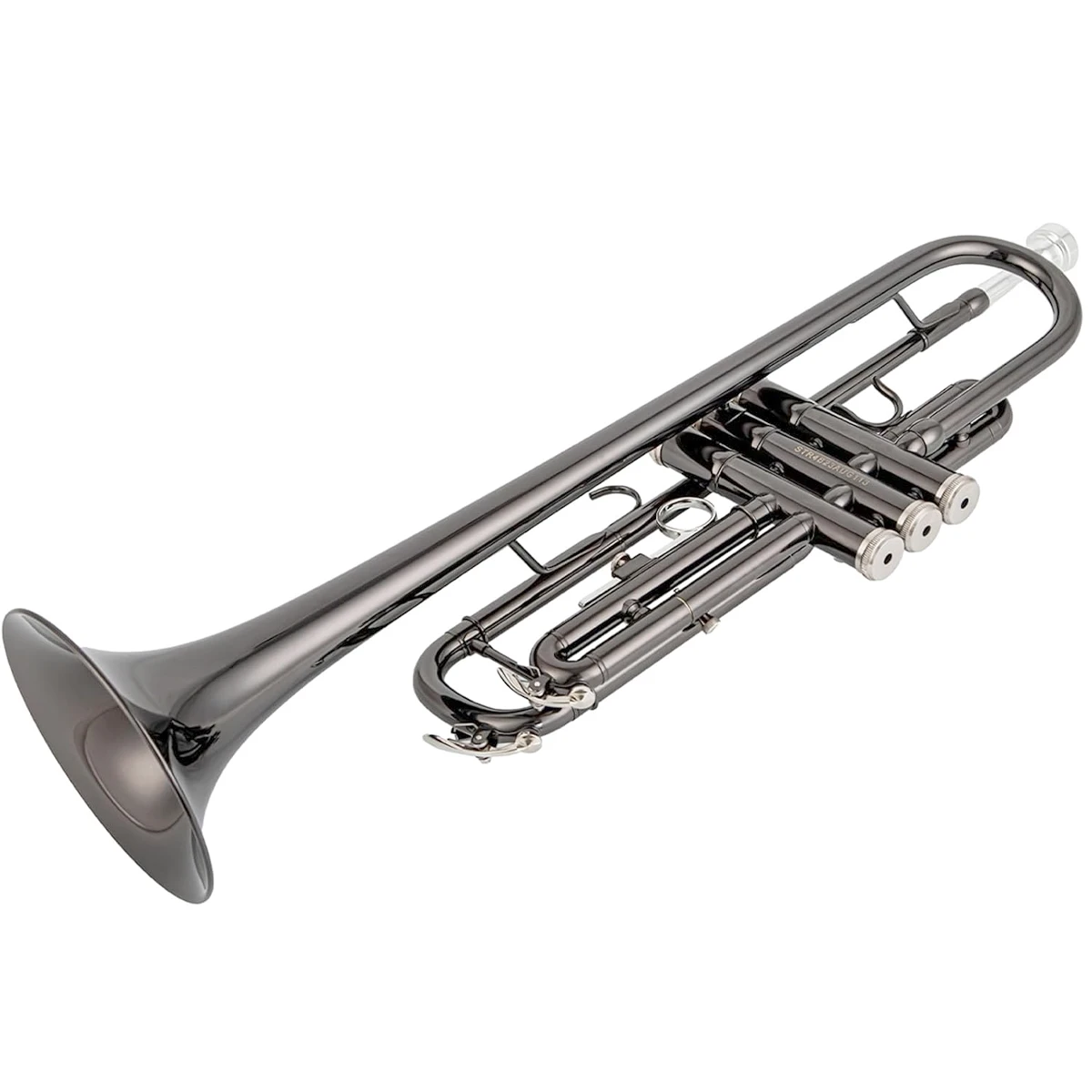 Trompeta en Si Bemol Blessing TR-6334BK acabado negro niquelado brillante