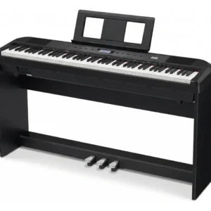 Piano digital de 88 teclas contrapesadas Donner Lite 200 EC7438 con mueble de madera