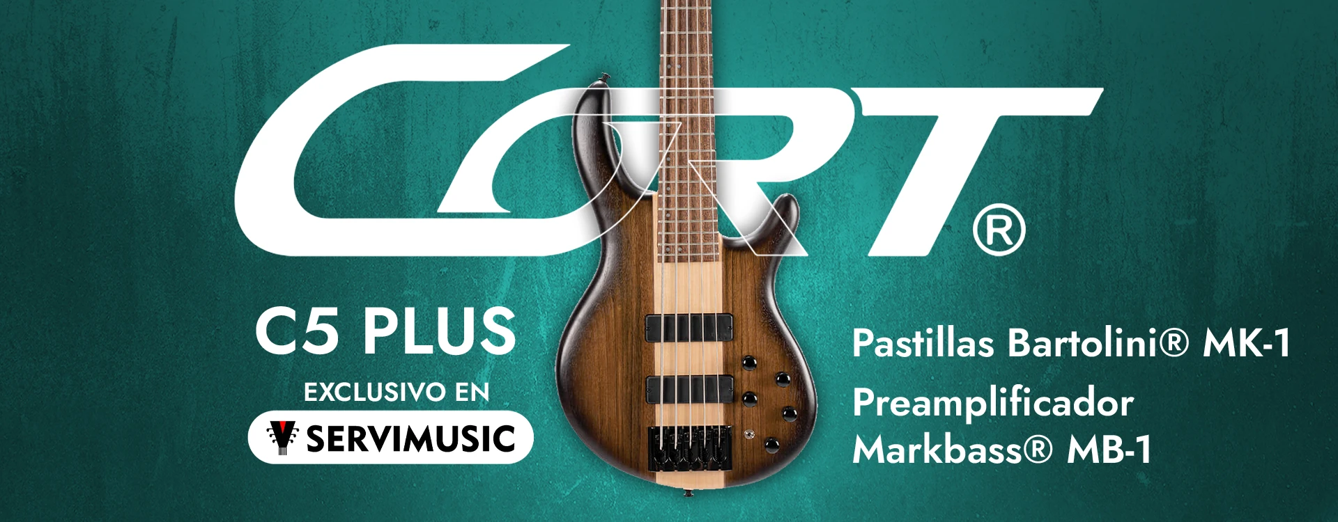 Compra el Bajo Eléctrico Cort C5 Plus con envío gratis