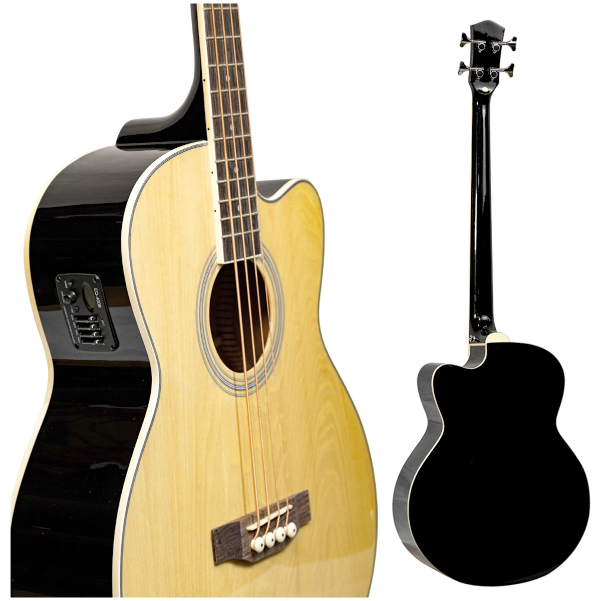 Bajo electroacústico de 4 cuerdas Segovia SGB10CEG