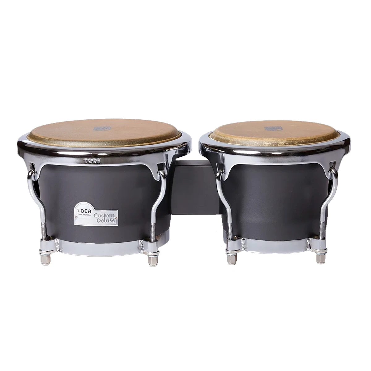 Bongos de madera de 7 y 8.5 pulgadas Toca Percussion Custom Deluxe 4600