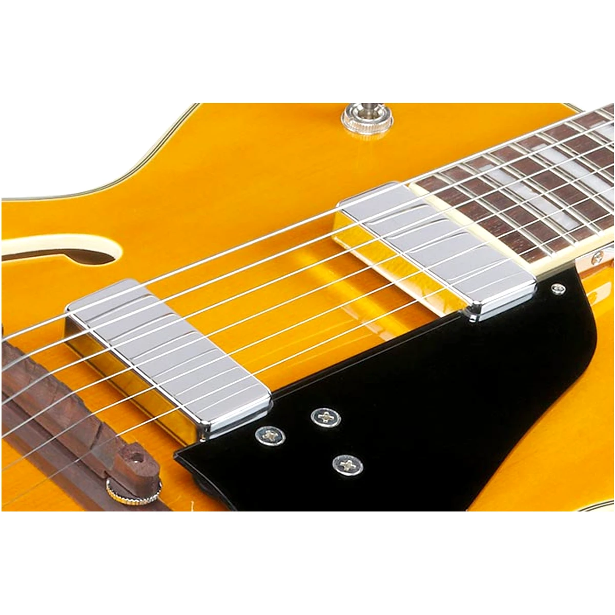 Guitarra eléctrica de cuerpo hueco Ibanez GB10EM-AA George Benson acabado Antique Amber
