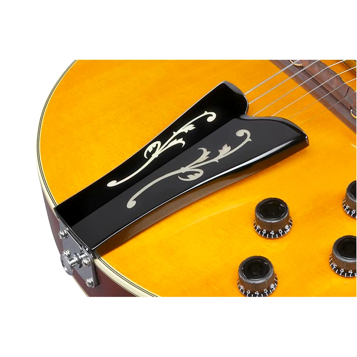 Guitarra eléctrica de cuerpo hueco Ibanez GB10EM-AA George Benson acabado Antique Amber