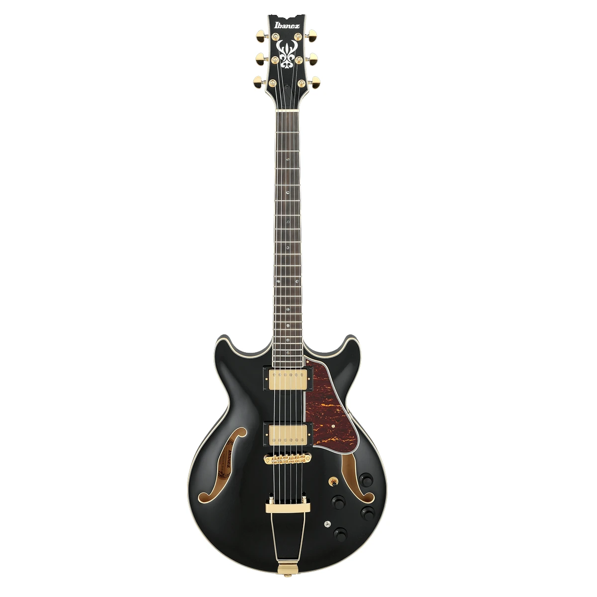 Guitarra eléctrica semihueca Ibanez Artcore Expressionist AMH90-BK acabado Black Gloss
