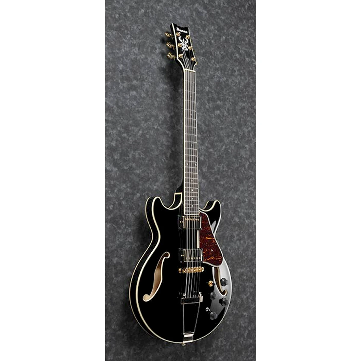 Guitarra eléctrica semihueca Ibanez Artcore Expressionist AMH90-BK acabado Black Gloss
