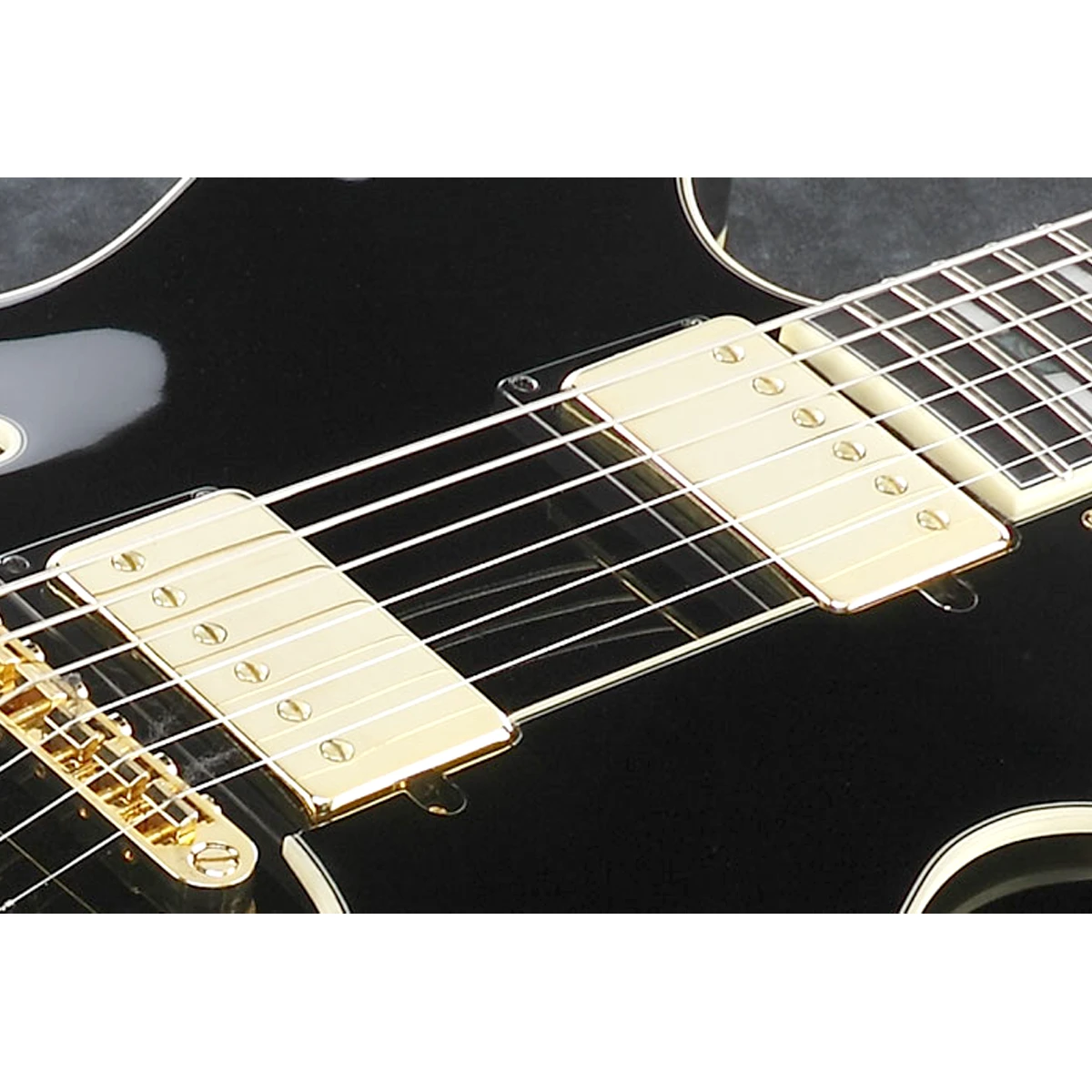 Guitarra eléctrica semihueca Ibanez Artcore Expressionist AMH90-BK acabado Black Gloss