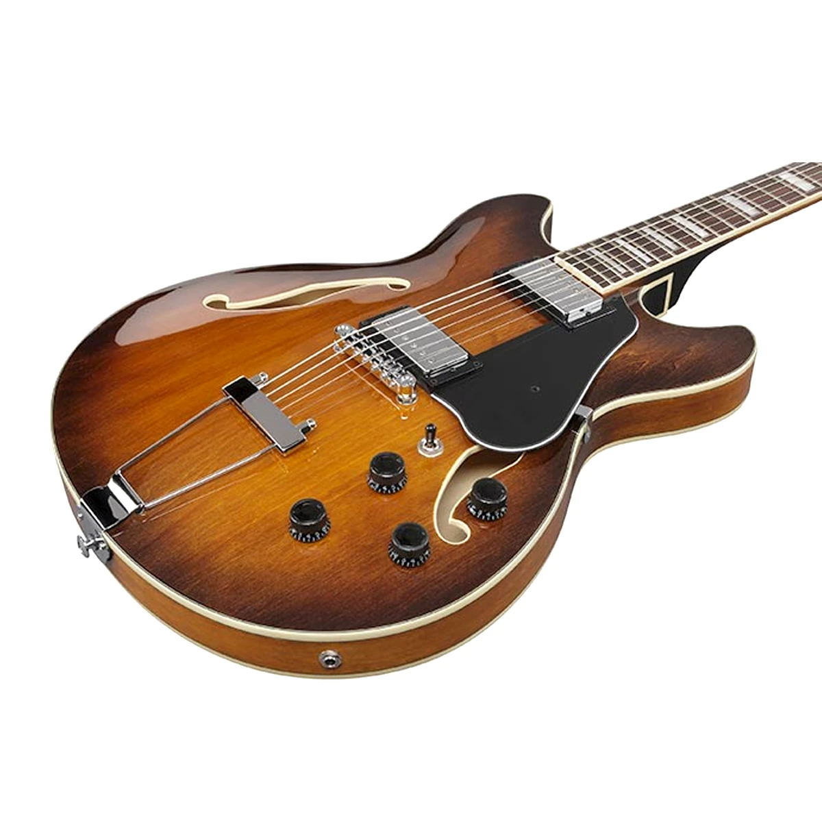 Guitarra eléctrica semihueca Ibanez Artcore AS7328-TBC acabado Tobacco Brown Sunburst
