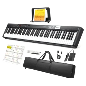 Piano digital de 88 teclas Donner DEP-10 acabado negro