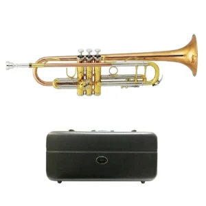 Trompeta en Si bemol profesional Silvertone High Grade 410L dorada y cobrizada