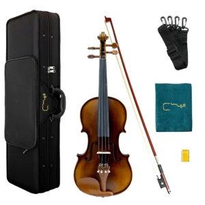 Violín artístico fino 4/4 Cremona CR228 de abeto sólido y arce ligeramente flameado