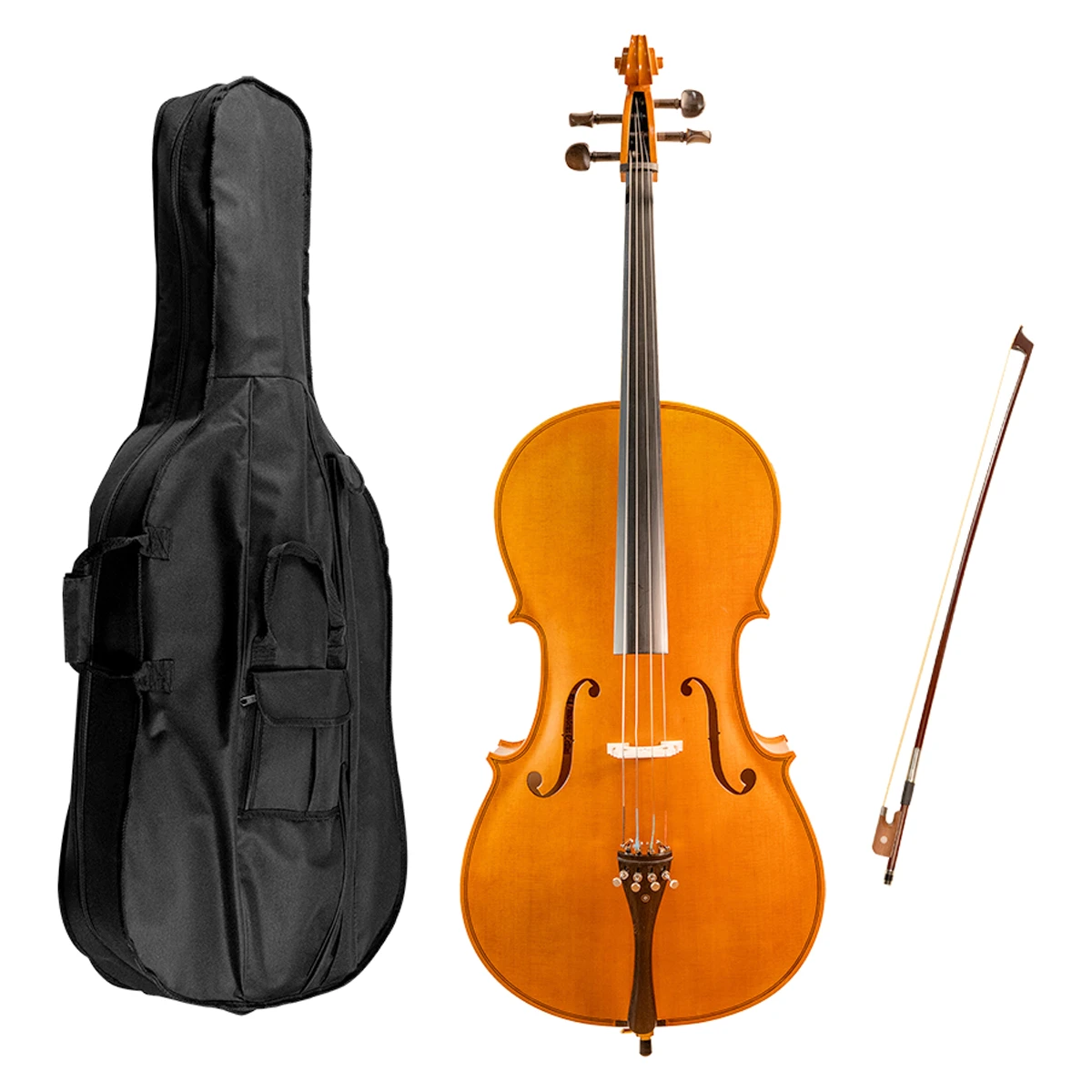 Violonchelo de estudiante 4/4 Amadeus Cellini AMCH003 acabado antiguo mate