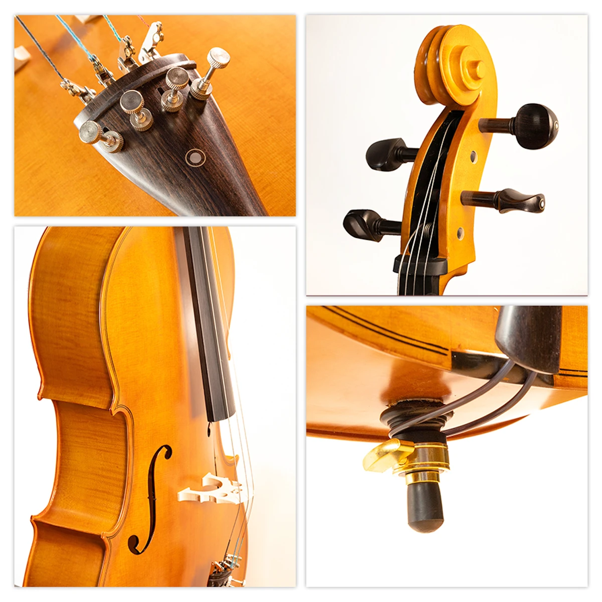 Violonchelo de estudiante 4/4 Amadeus Cellini AMCH003 acabado antiguo mate
