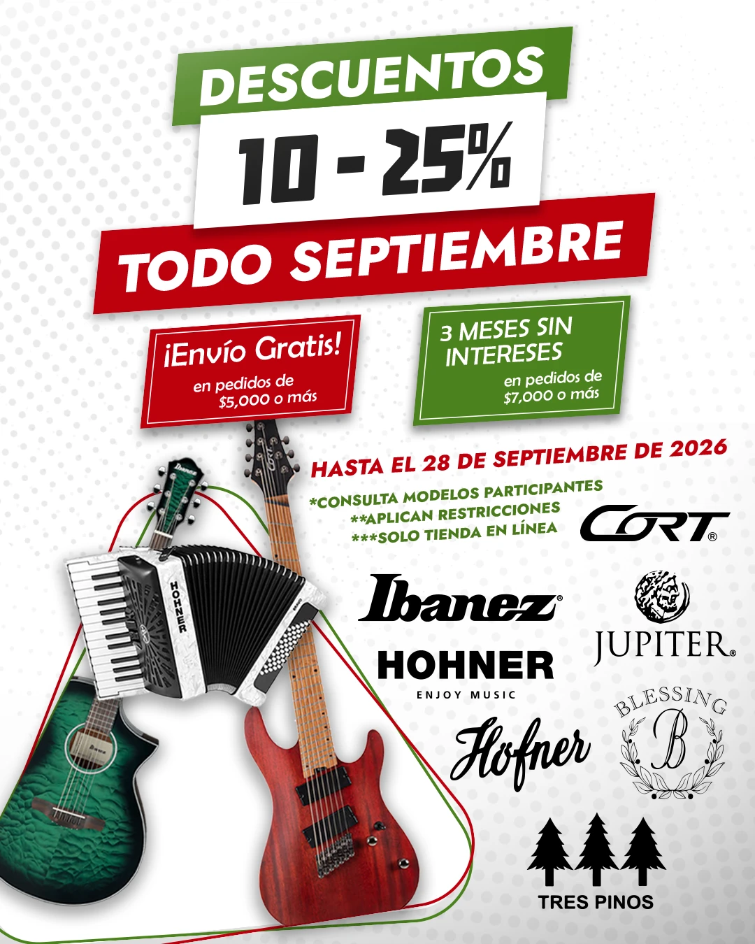 instrumentos musciales donner disponibles envios gratis a todo Inicio