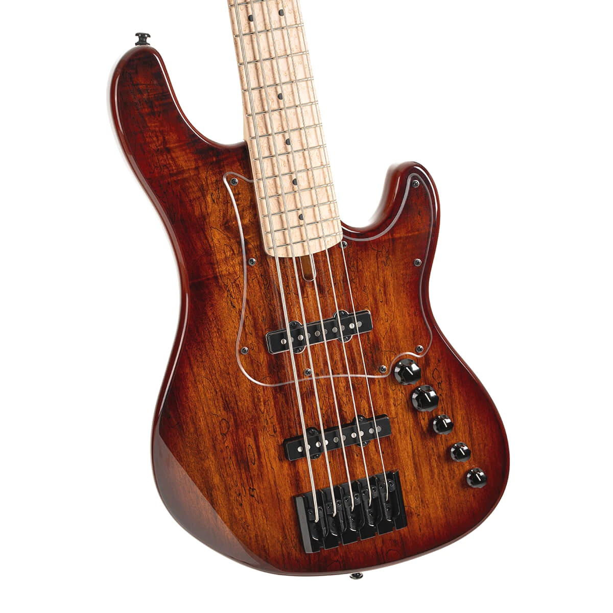 Bajo eléctrico de 5 cuerdas Cort GB-Fusion 5 ABB Antique Brown Burst