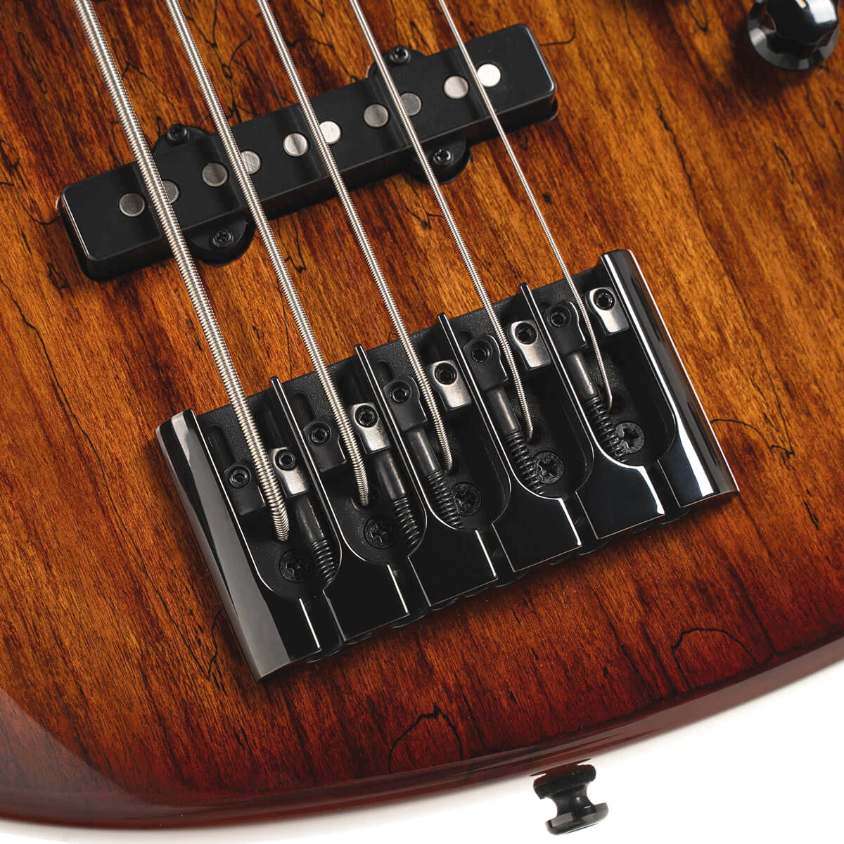 Bajo eléctrico de 5 cuerdas Cort GB-Fusion 5 ABB Antique Brown Burst