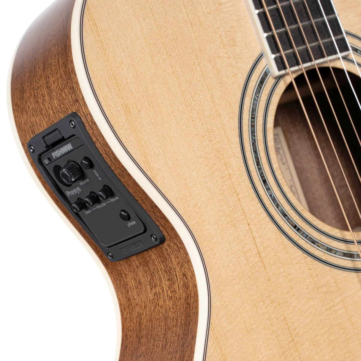 Guitarra electroacústica Cort L710F-NS vista frontal completa en acabado natural