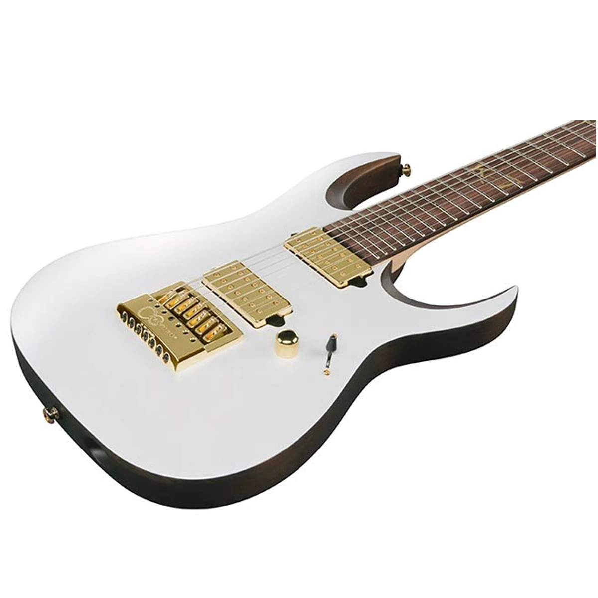 Guitarra eléctrica de 7 cuerdas Ibanez K7YANG White Korn Brian Head Welch Signature