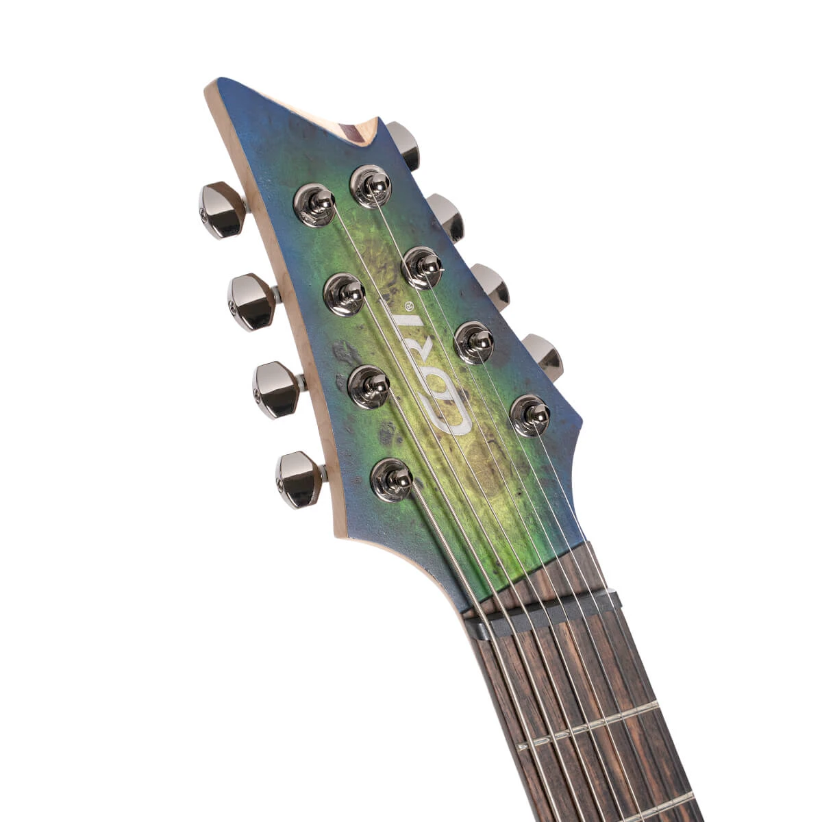 Guitarra eléctrica de 8 cuerdas Cort KX508 Multi Scale II Mariana Blue Burst