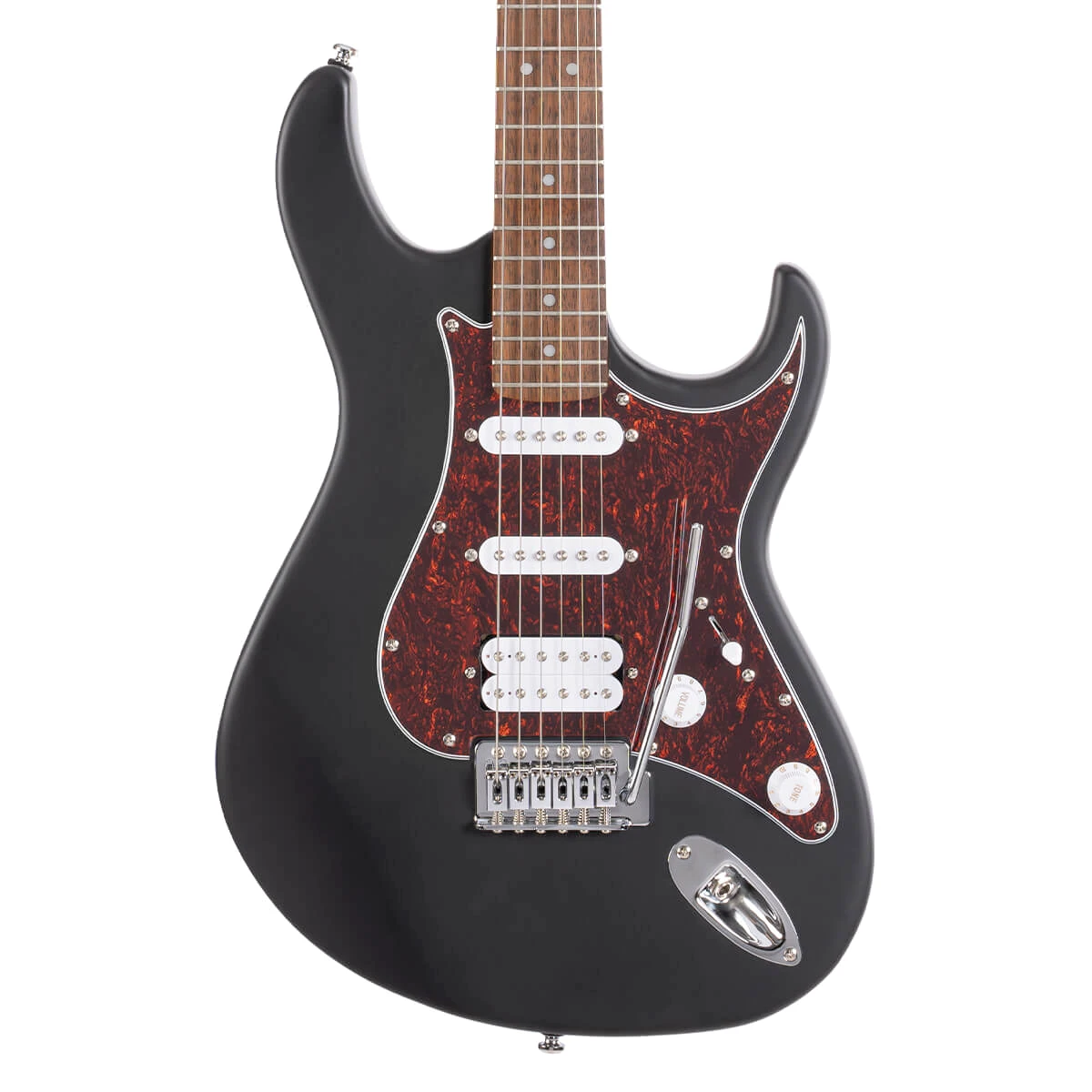 Guitarra eléctrica Cort G110 OPBK Open Pore Black