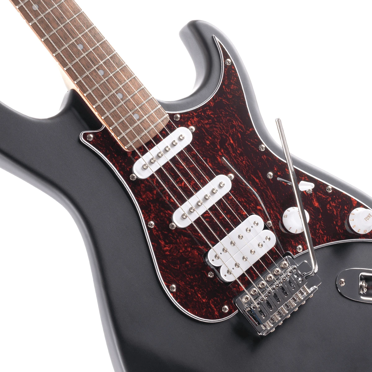 Guitarra eléctrica Cort G110 OPBK Open Pore Black