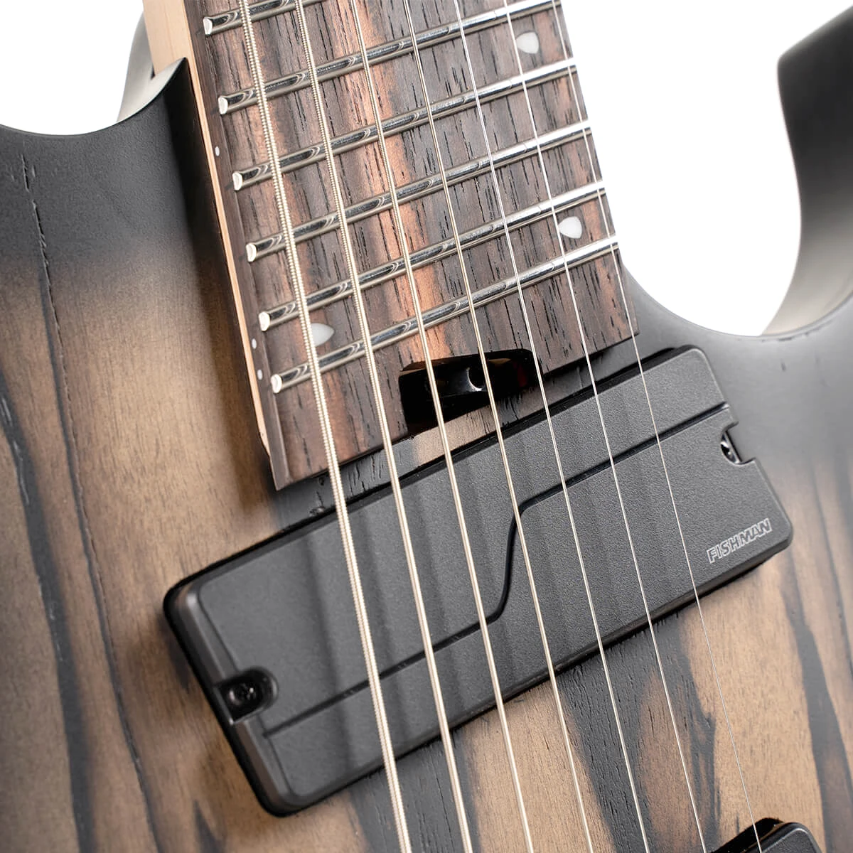 Guitarra eléctrica de 7 cuerdas multiescala Cort KX507MS NBB