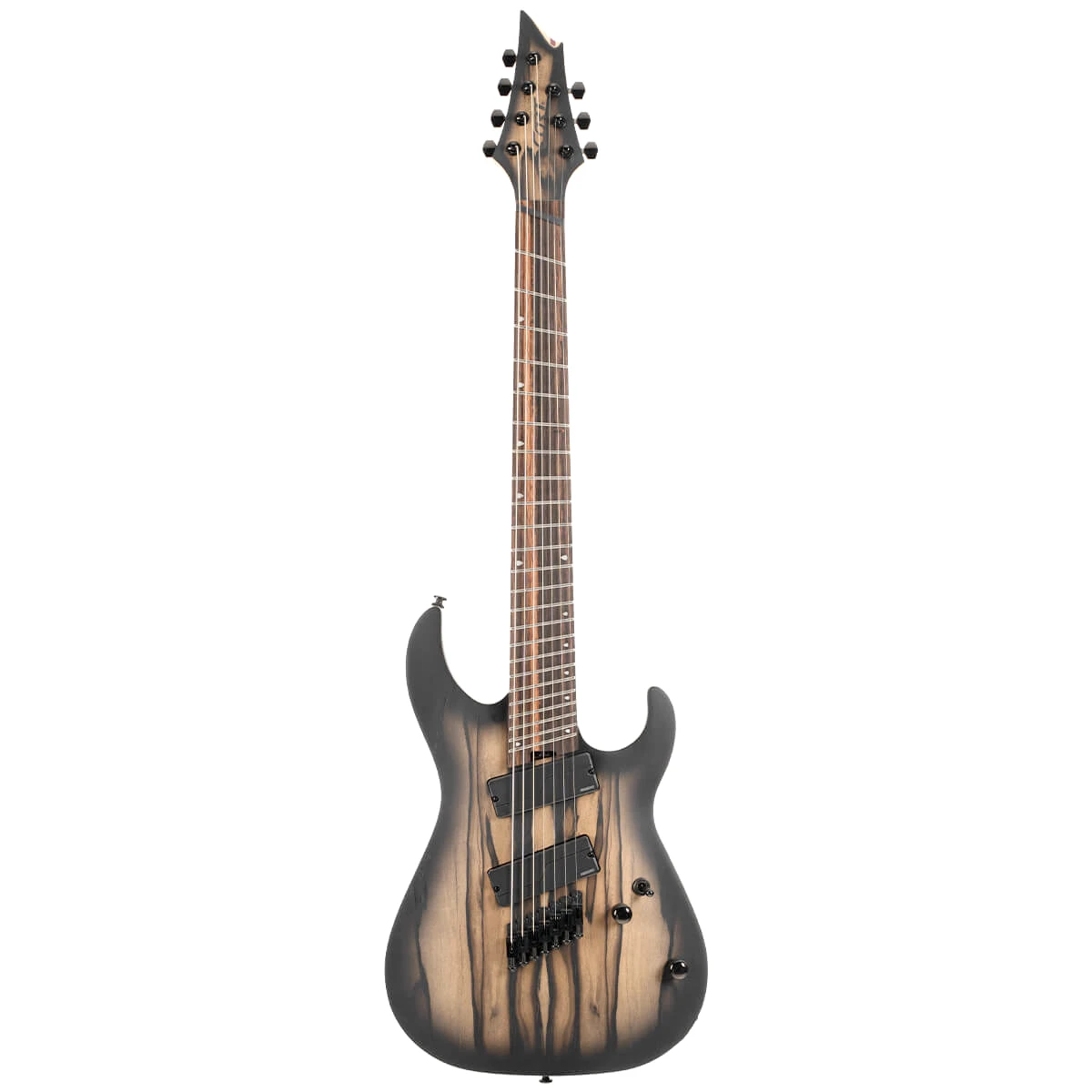 Guitarra eléctrica de 7 cuerdas multiescala Cort KX507MS NBB
