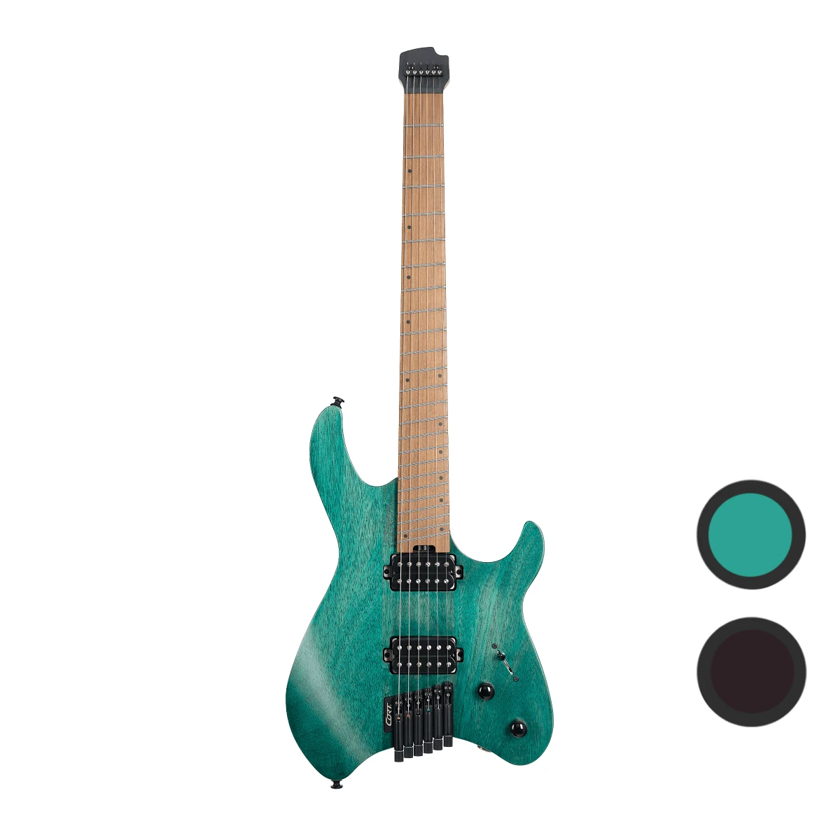 Guitarra Eléctrica Headless Cort Space G6MS Multiescala | Pastillas Cort Voiced Tone VTH77 y Funda Gig Bag