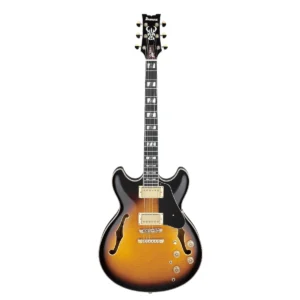 Guitarra eléctrica semihueca Ibanez JSM10-VYS Vintage Yellow Sunburst John Scofield Signature