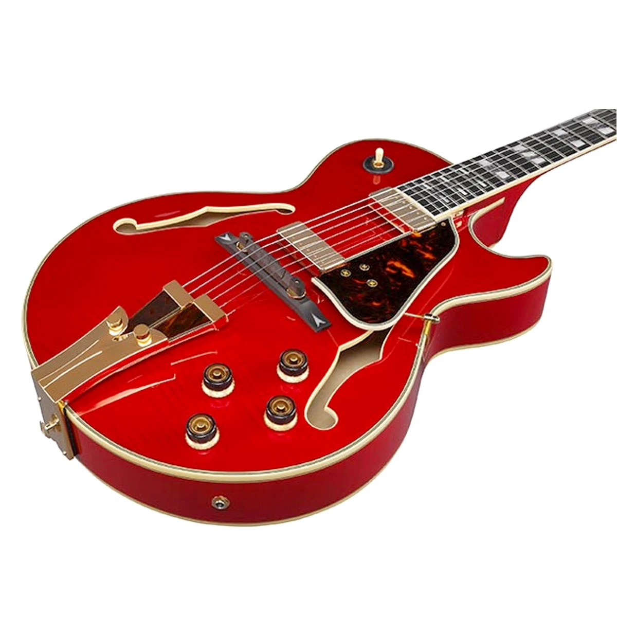 Guitarra eléctrica hollowbody Ibanez GB10SEFM-SRR Sapphire Red