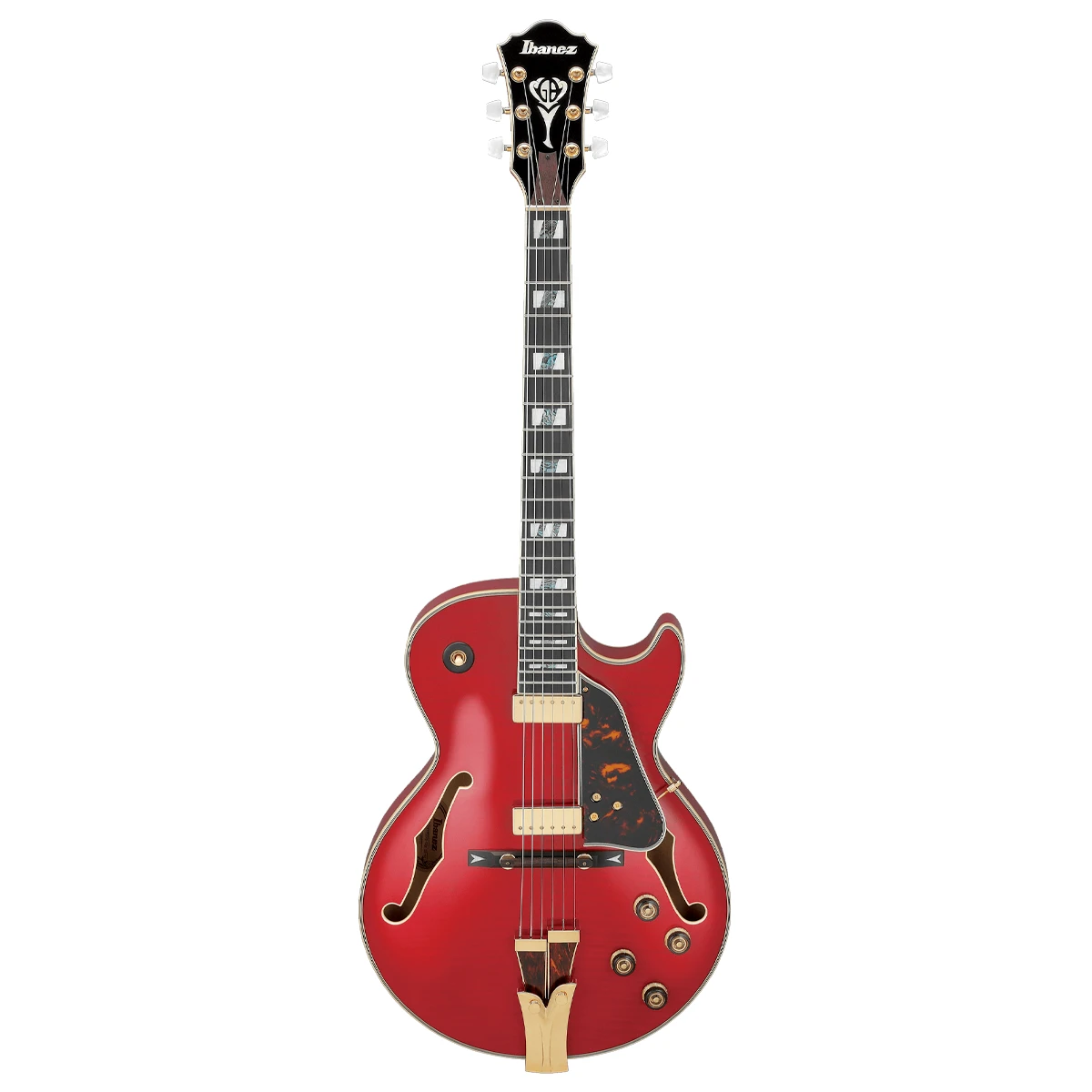 Guitarra eléctrica hollowbody Ibanez GB10SEFM-SRR Sapphire Red