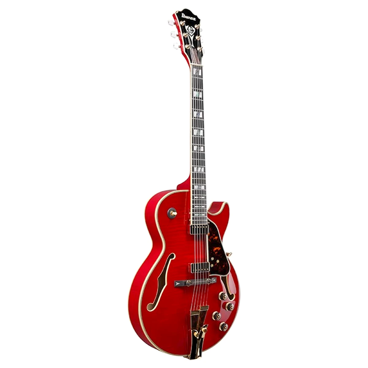 Guitarra eléctrica hollowbody Ibanez GB10SEFM-SRR Sapphire Red